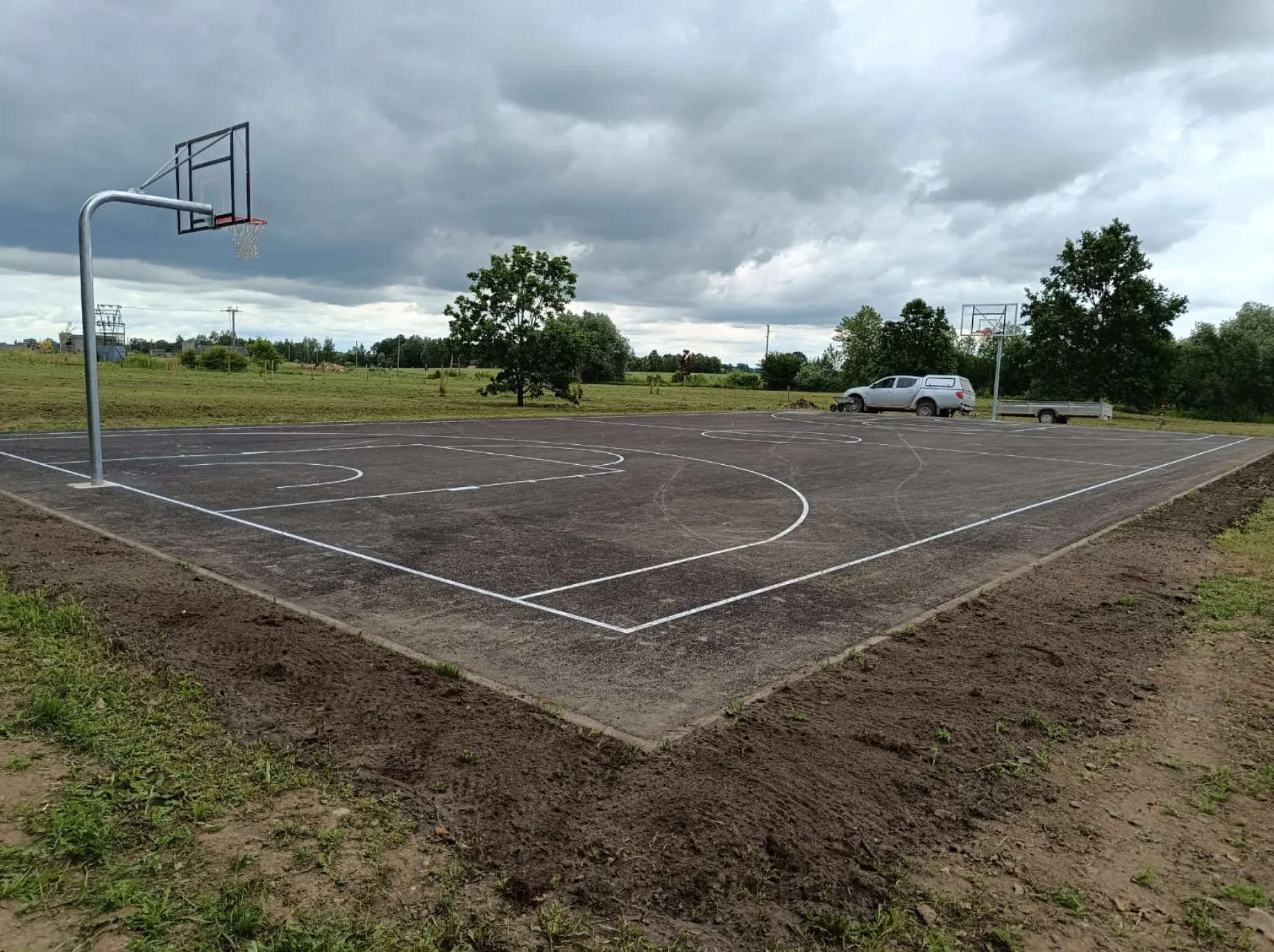 Vircava Sports Base – Streetball Court in Mazlauki, Vircava Parish, and Līvbērze Sports Base – Streetball Court in Vārpa, Līvbērze Parish