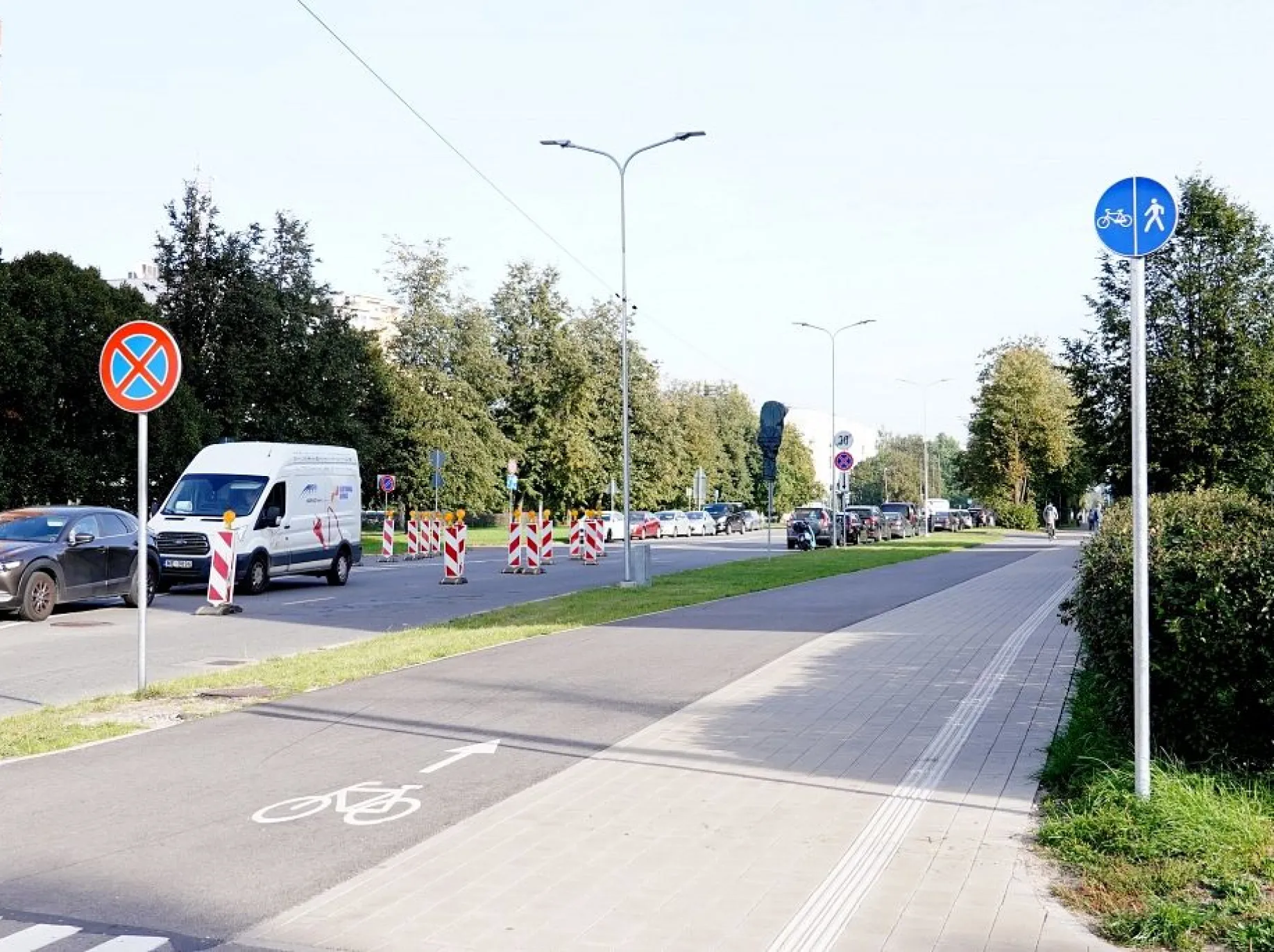 Construction of the “Imanta-Daugavgrīva” cycle path