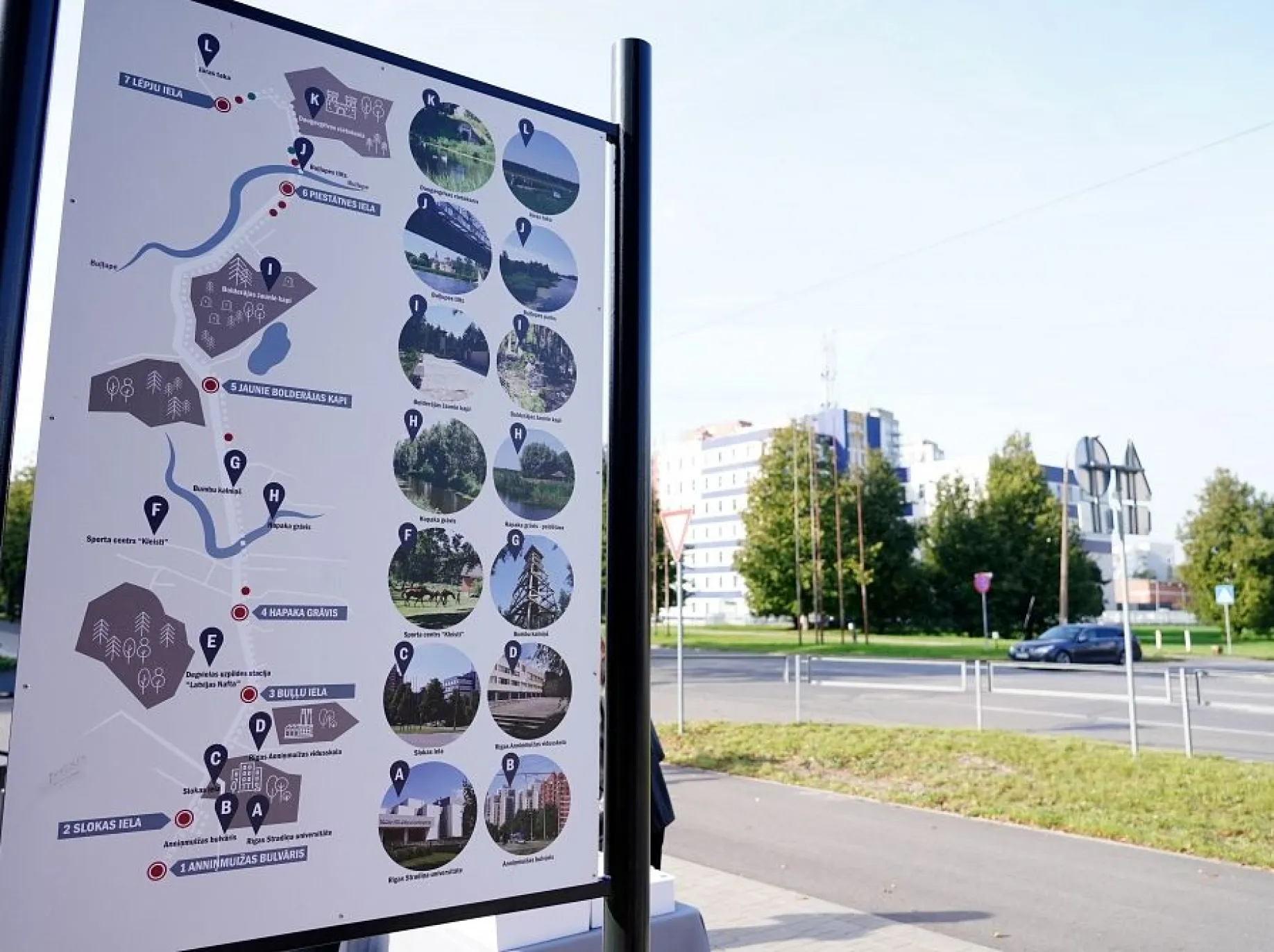 Construction of the “Imanta-Daugavgrīva” cycle path