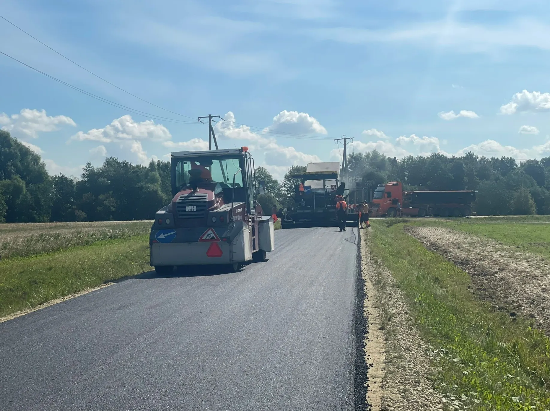 Reconstruction of the Zvaigznītes - Braču Brieži - Zaķi municipal road in Platone Parish, Jelgava Municipality