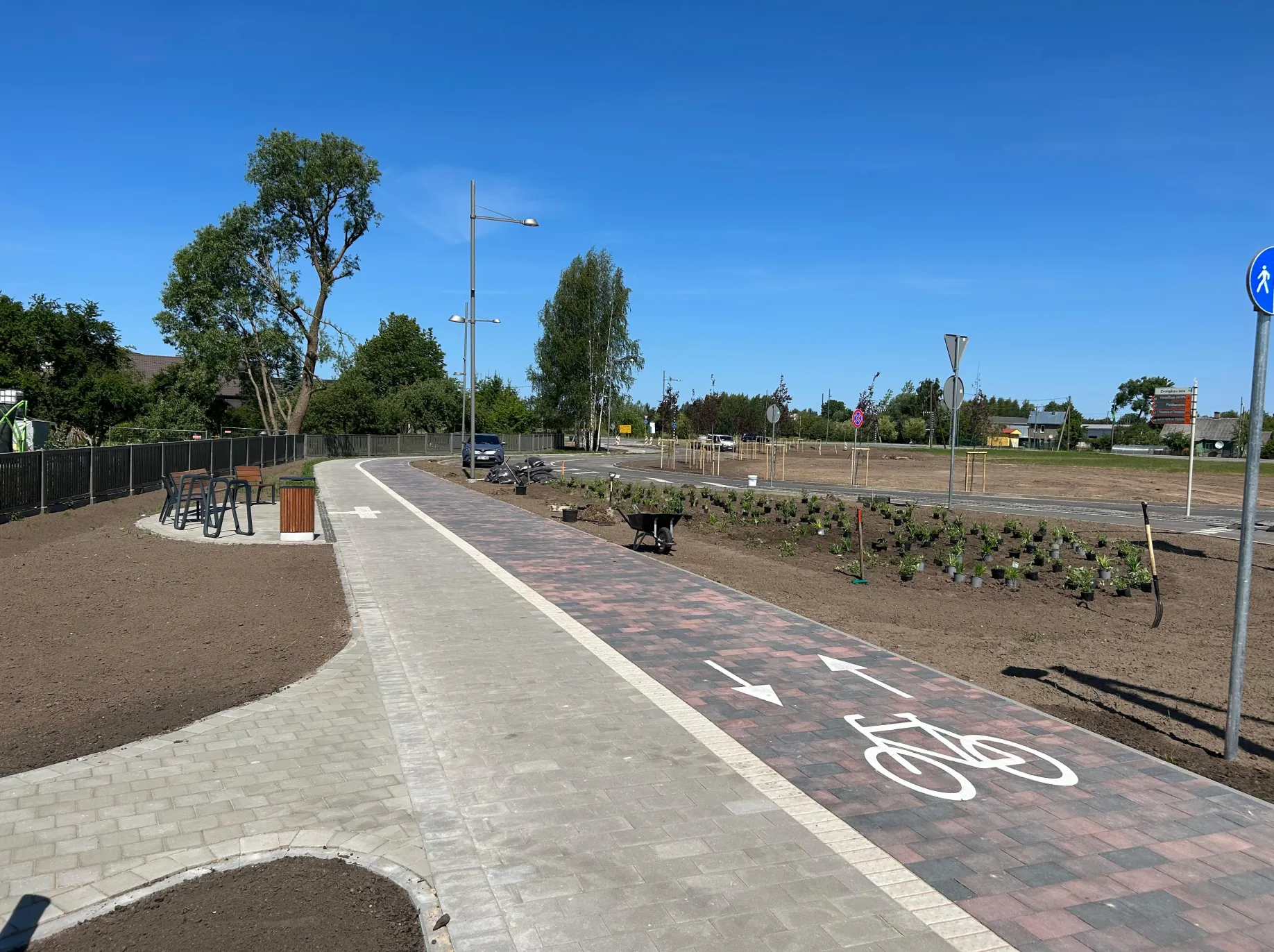 Improvement of the road surface on Zvanu Street section in Salaspils