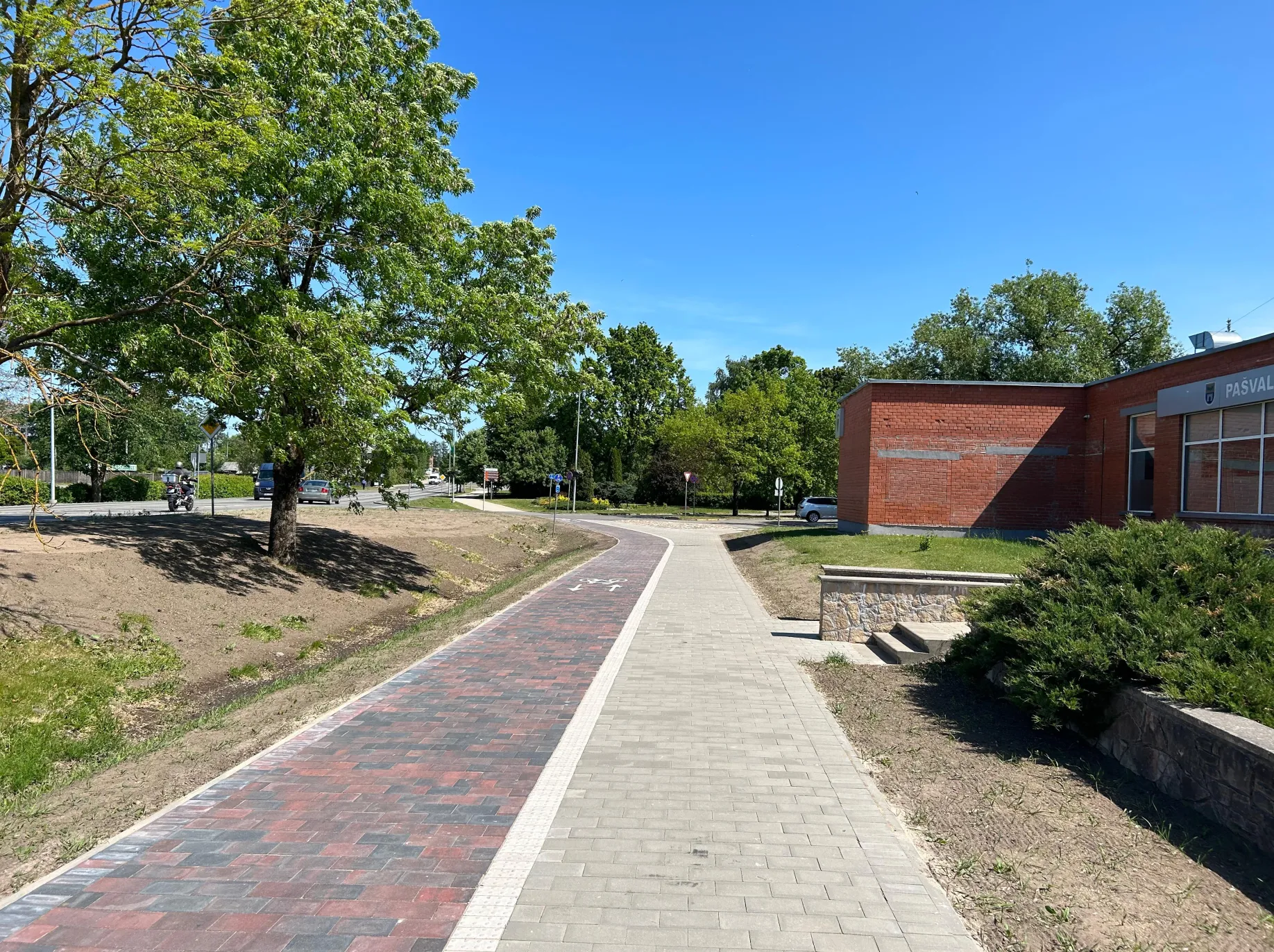 Pavement restoration on Rīgas Street in Salaspils and the construction of a roundabout at the intersection of Rīgas Street and Zvaigžņu Street, as well as the construction of the Zvaigžņu Street section from Rīgas Street to the roundabout at Lauku Street