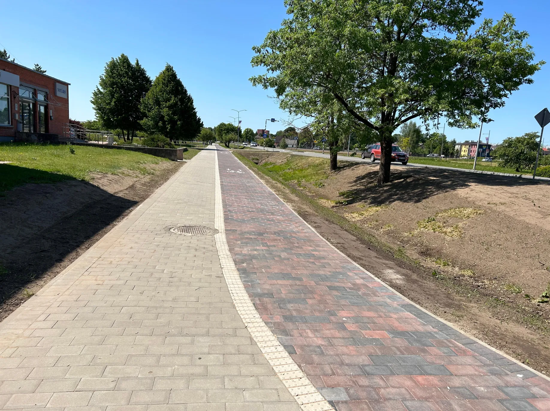 Pavement restoration on Rīgas Street in Salaspils and the construction of a roundabout at the intersection of Rīgas Street and Zvaigžņu Street, as well as the construction of the Zvaigžņu Street section from Rīgas Street to the roundabout at Lauku Street