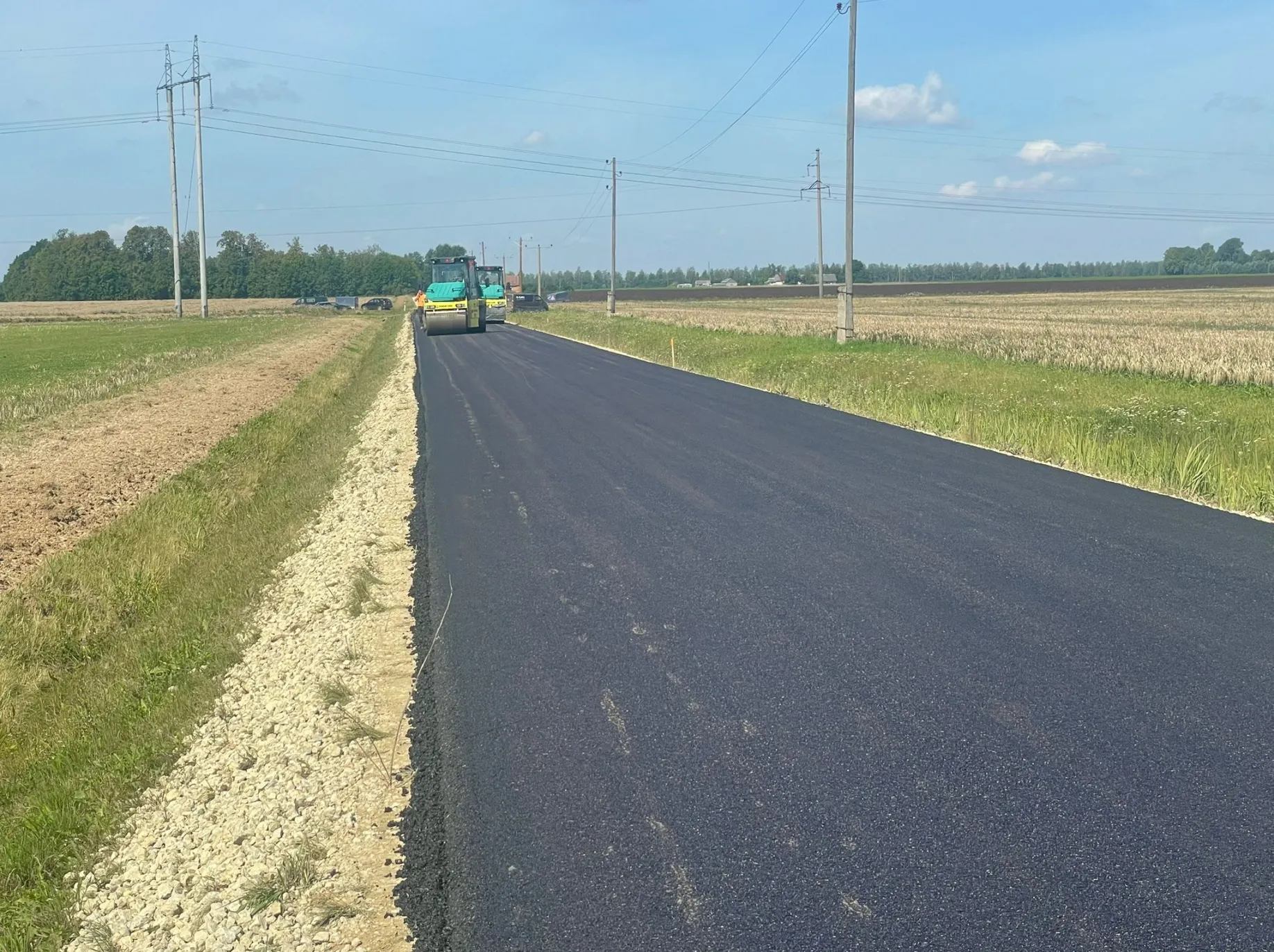 Reconstruction of the Zvaigznītes - Braču Brieži - Zaķi municipal road in Platone Parish, Jelgava Municipality