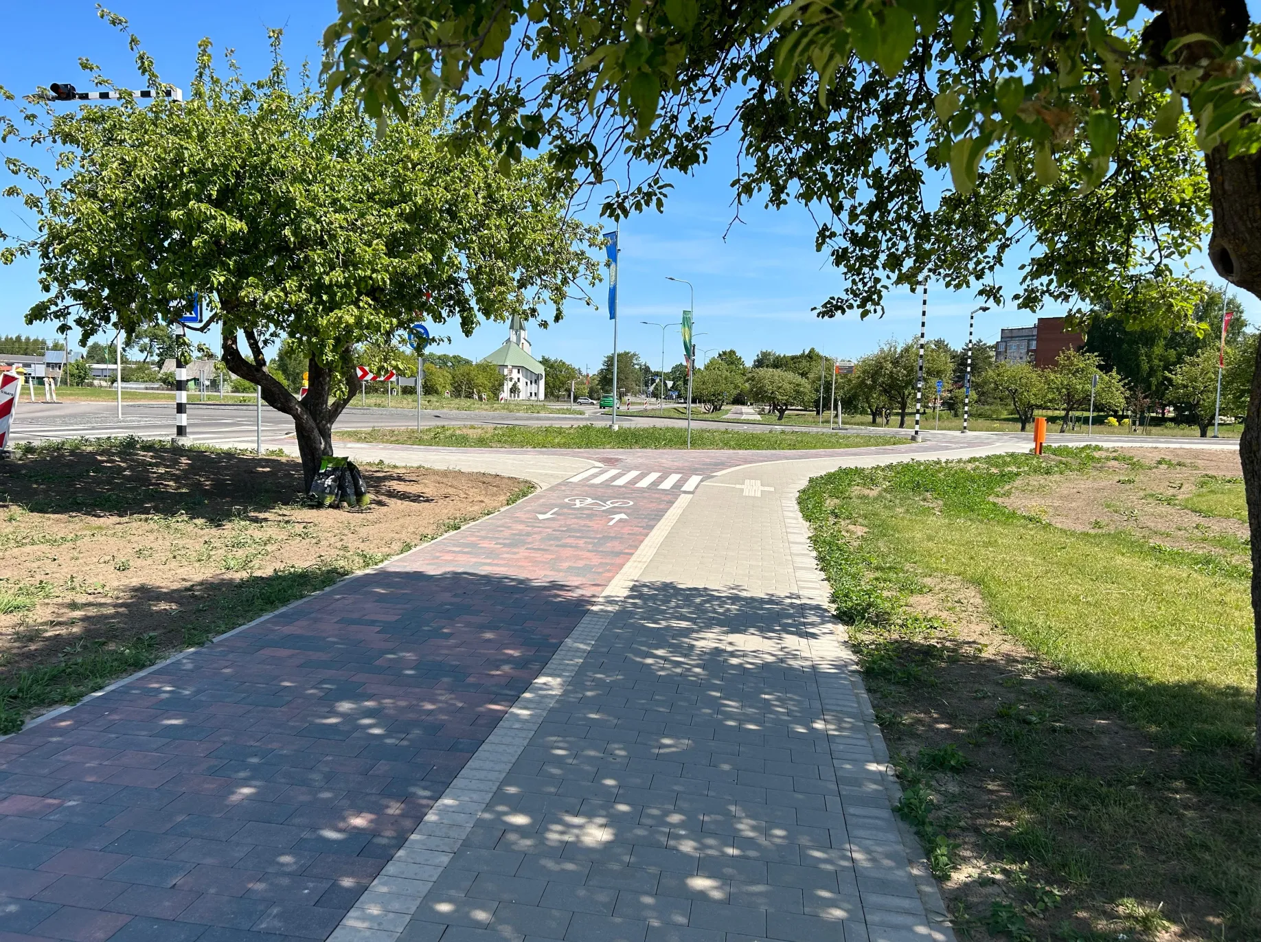 Pavement restoration on Rīgas Street in Salaspils and the construction of a roundabout at the intersection of Rīgas Street and Zvaigžņu Street, as well as the construction of the Zvaigžņu Street section from Rīgas Street to the roundabout at Lauku Street
