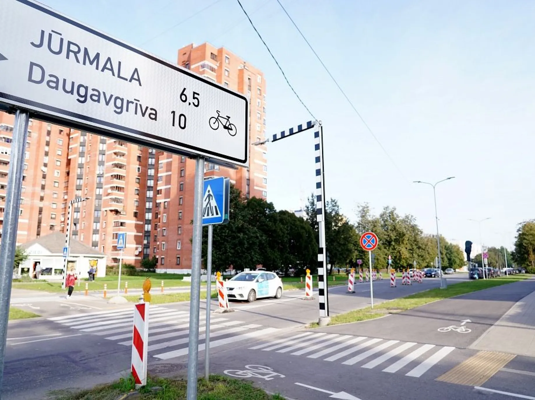 Construction of the “Imanta-Daugavgrīva” cycle path
