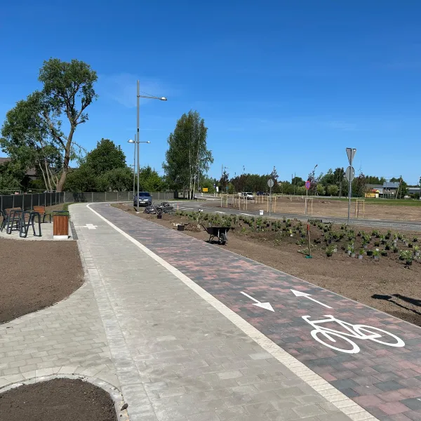 Improvement of the road surface on Zvanu Street section in Salaspils